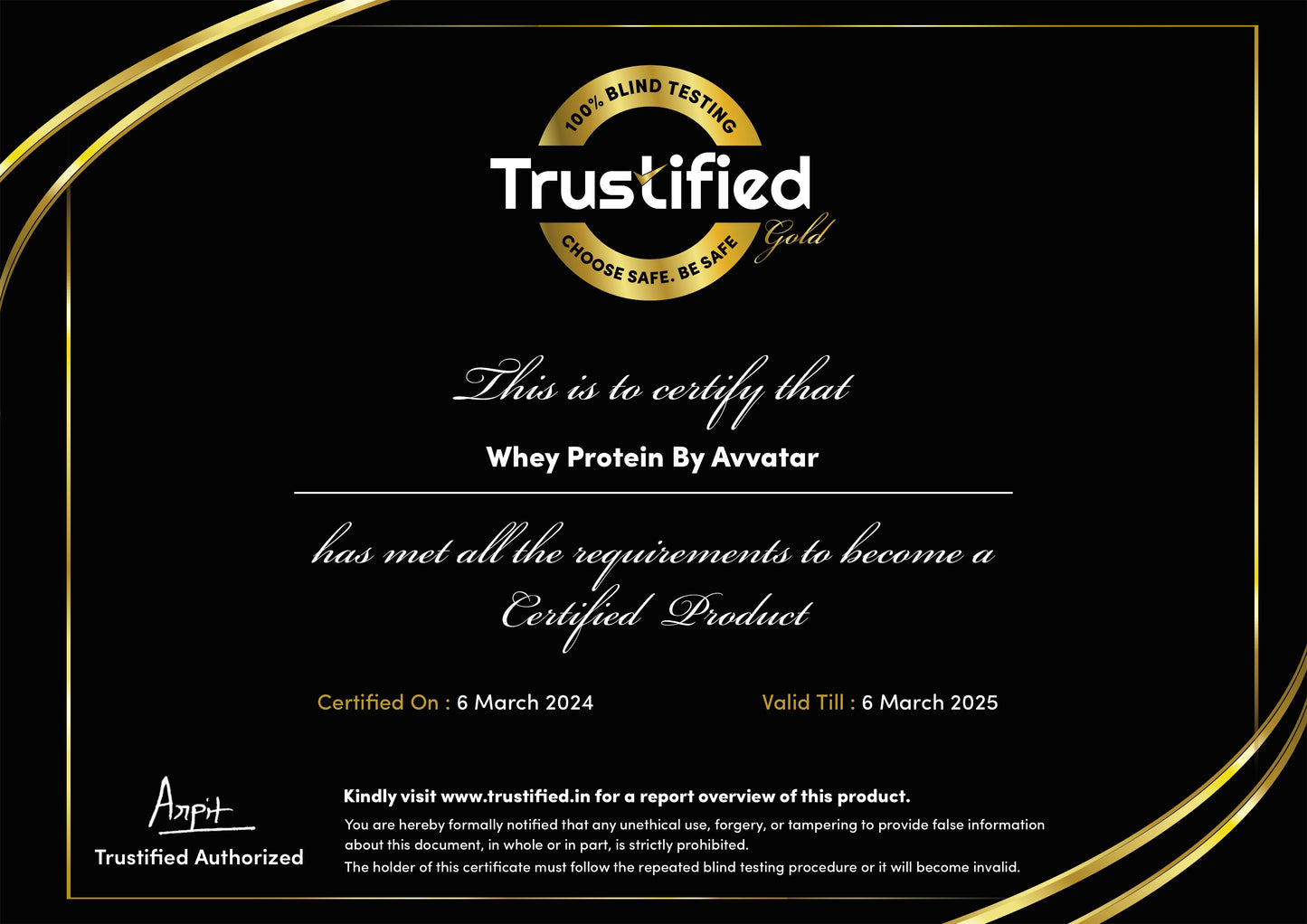 Avvatar Whey Protein 2kg