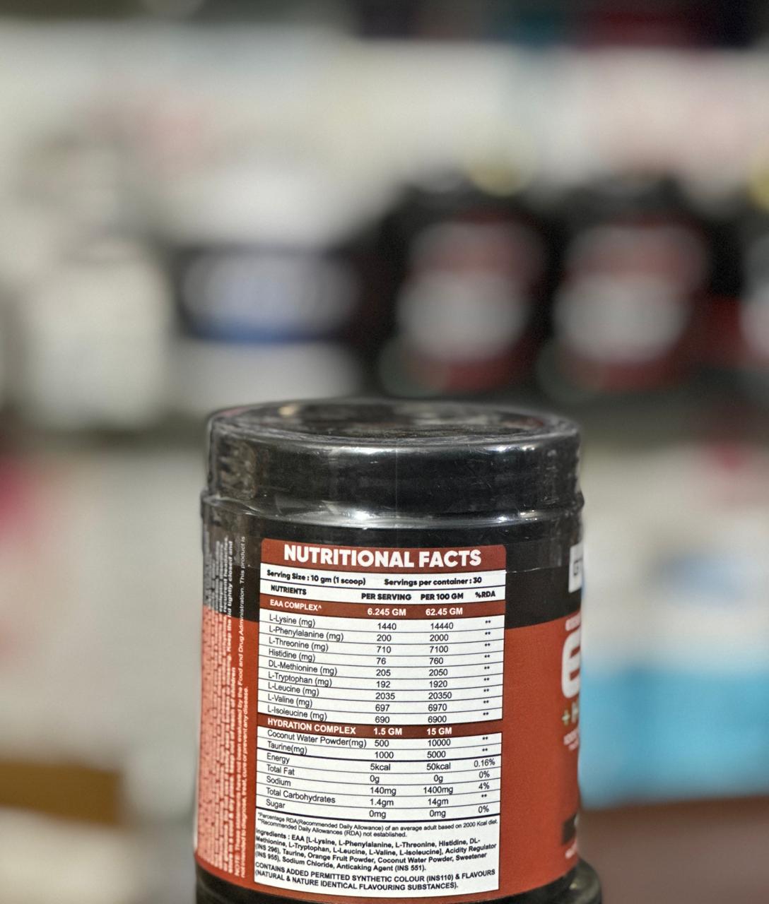 GYM TANK EAA+HYDRATION | 30 Servings (Free Delivery) (Cash on Delivery available)