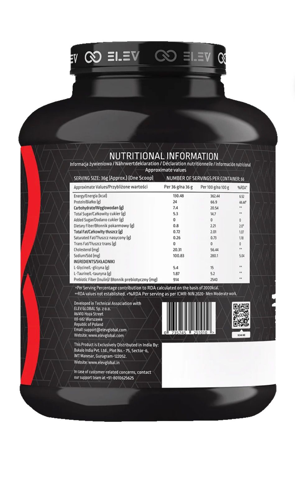 ELEV TRI WHEY 2.34 KG