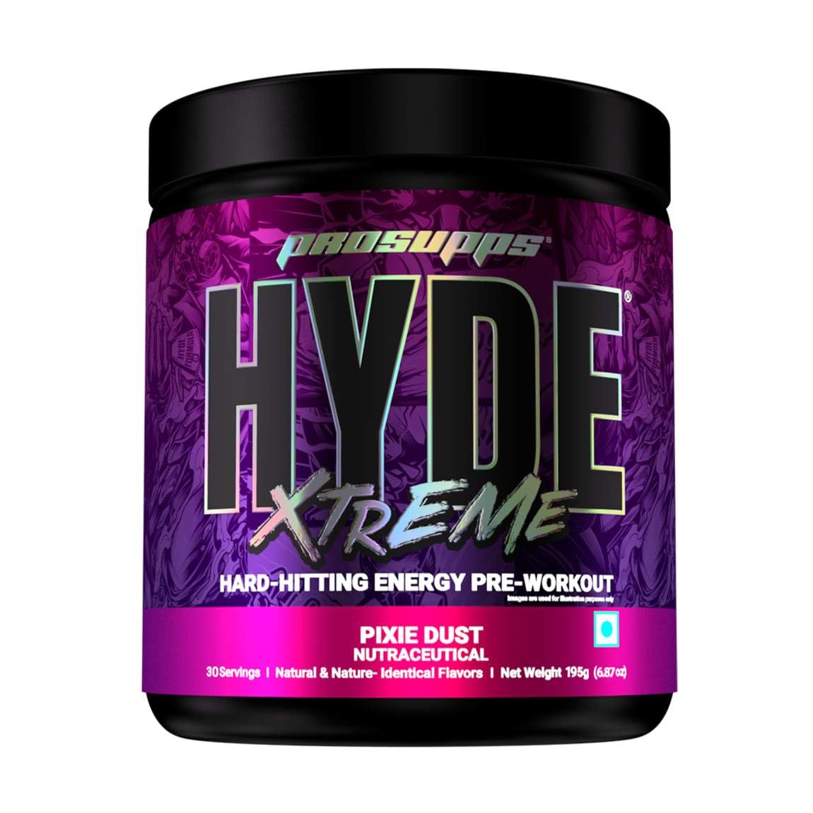 PRO SUPPS Prosupps Hyde Xtreme Pre Workout 195Gm | 30 Servings