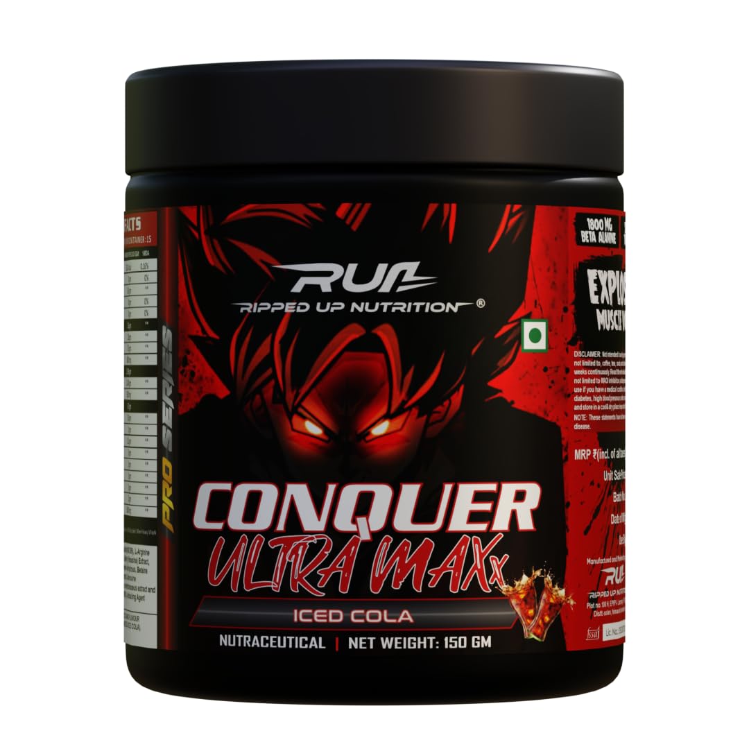 Ripped Up Nutrition Conquer Ultra Max pre 150 gms (15 servings)