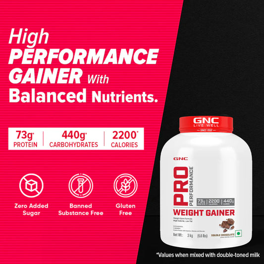 GNC Pro Performance Weight Gainer 3kg (Free Delivery)