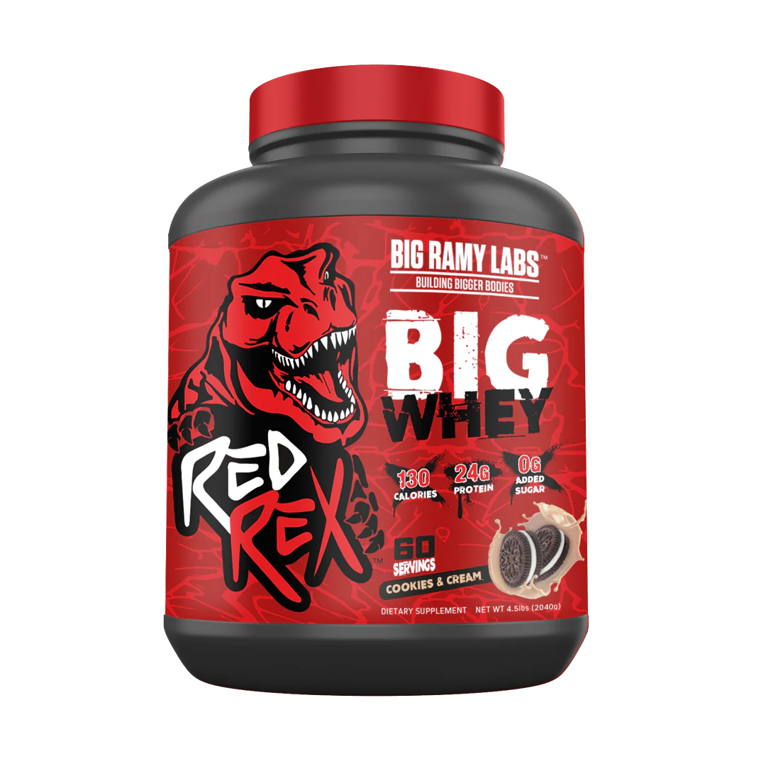 Big Ramy Red Rex Whey Protein | 4.5 Lbs | 60 Servings