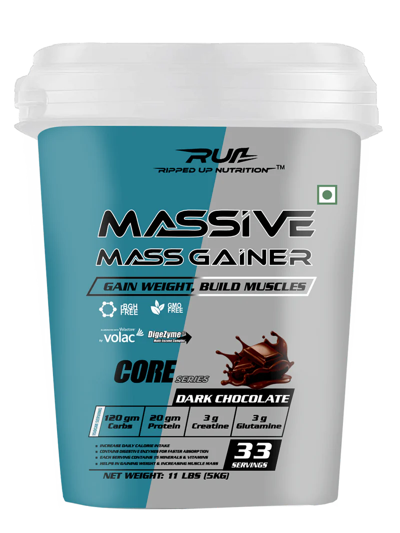 Ripped Up Nutrition Massive Mass Gainer 5kg (Free Delivery)