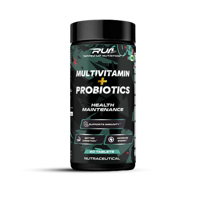 Ripped Up Nutrition - Multivitamin with Probiotics-For Men and Women | Safe and Trusted |