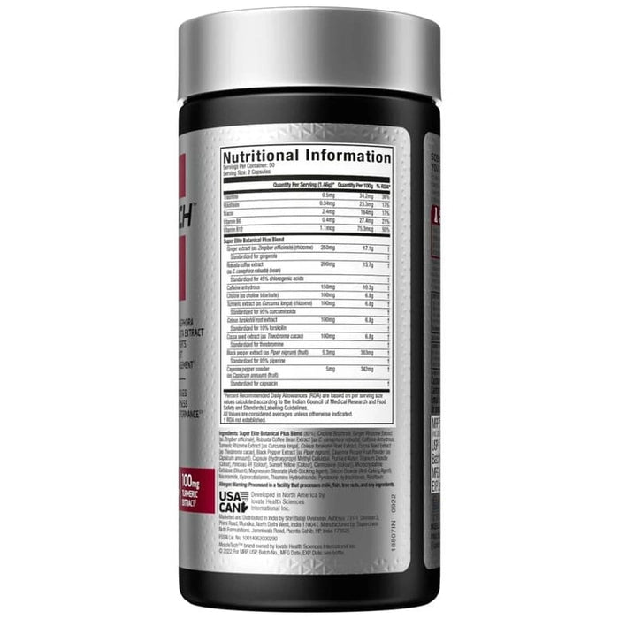 Muscletech Hydroxycut Hardcore super elite 100 caps (Free Delivery) (Cash on Delivery available)