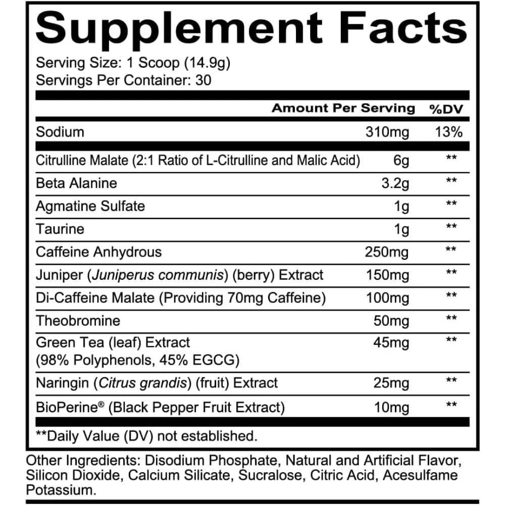 Redcon1 Total War PreWorkout