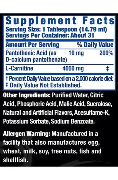 RC CARNITINE 4000 Mgs (FREE DELIVERY)
