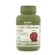 GNC TRIPLE GINSENG 60 CAPSULES (FREE DELIVERY)