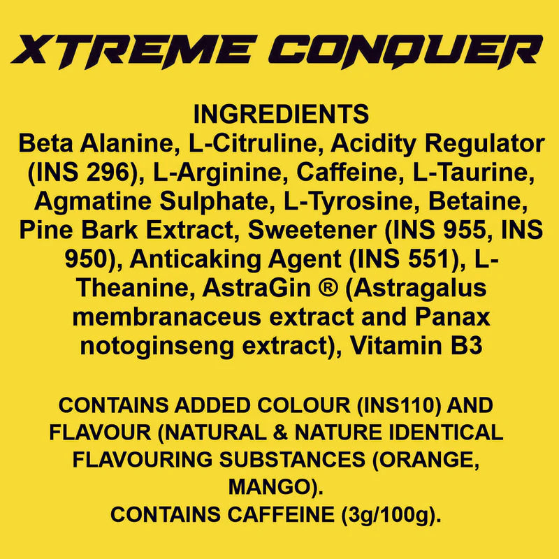Ripped Up Nutrition Conquer Xtreme Pre Workout - 300g