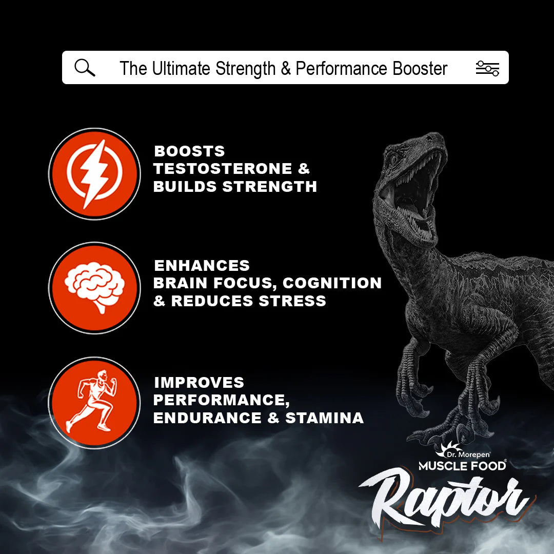 Dr. Morepen Raptor Liquid Test Booster 500 ML. (FREE DELIVERY)