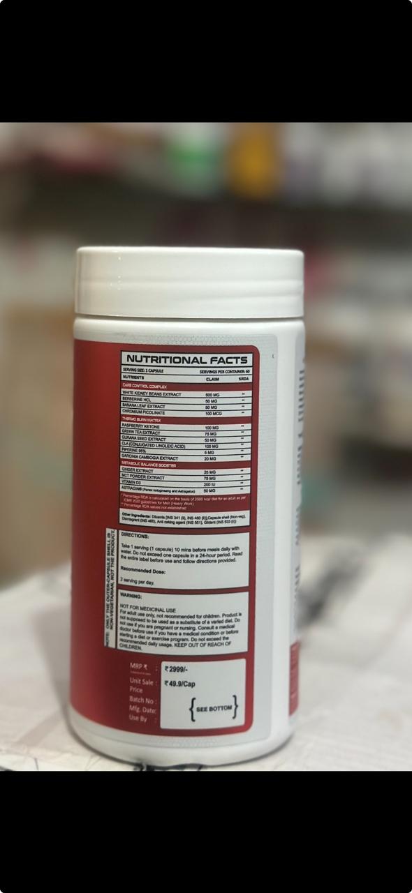 Anthrofit Nutriton CARB BLOCKER (Free Delivery) (Cash on Delivery available)