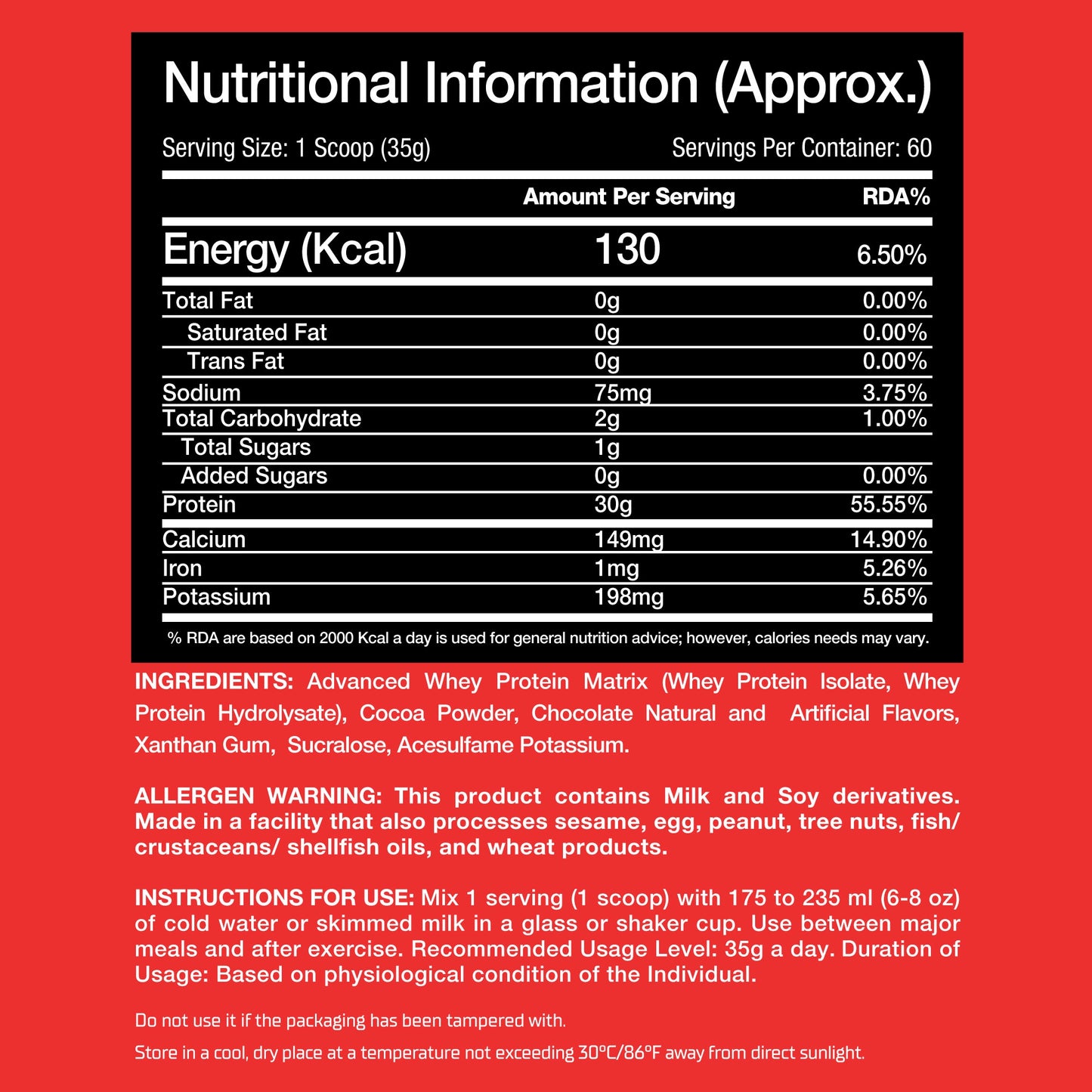 Big Ramy Labs RedRex ISO Big Whey (4.5lbs)