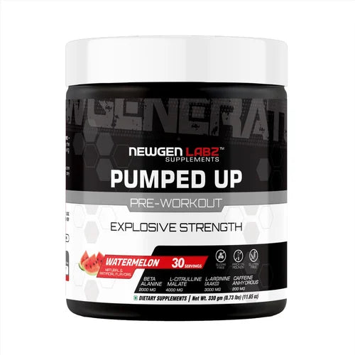 NEW GEN LABS PUMPED UP PRE WORKOUT 30 SERVINGS (FREE DELIVERY)