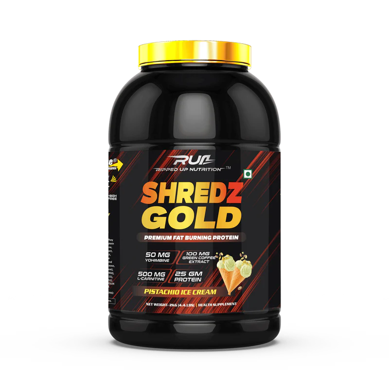 Ripped Up Nutrition Shredz Gold 2 kg | Premium Fat Burning Whey Protein
