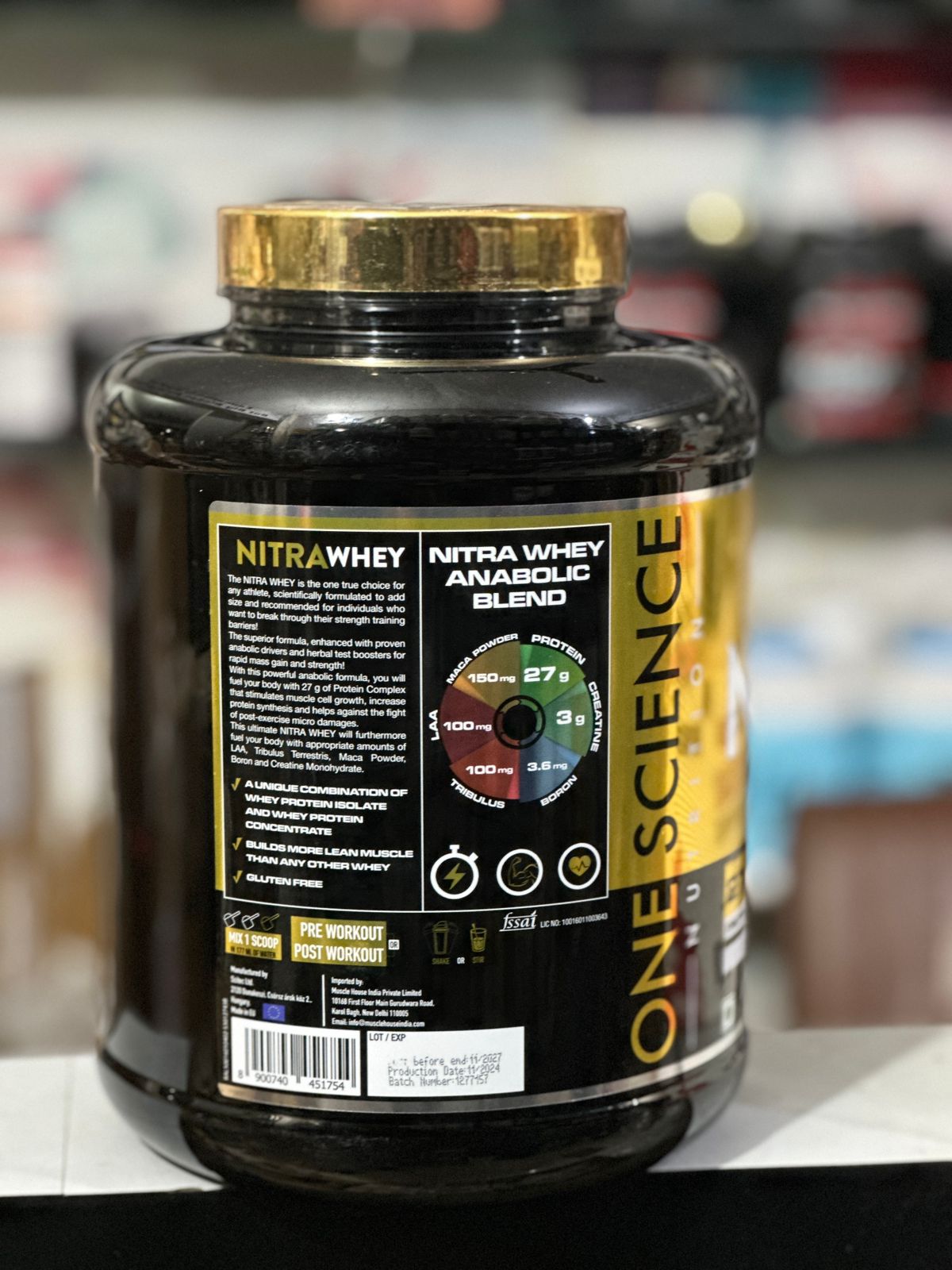 One Science Nitra Whey 5Lbs (Free Delivery) (CASH ON DELIVERY AVAILABLE)