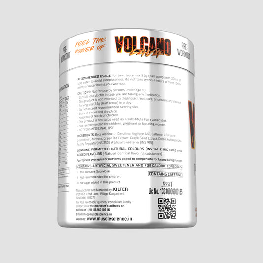 Muscle Science Volcano Lava Pre Workout