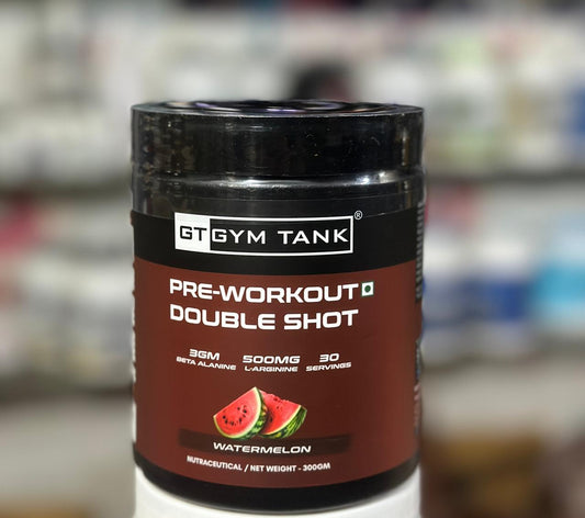 Gym Tank Double Shot pre workout 300 gms | 30 Servings (Free Delivery) (Cash on Delivery available)