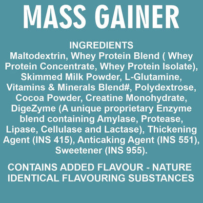 Ripped Up Nutrition Mass Gainer 2.7kgs