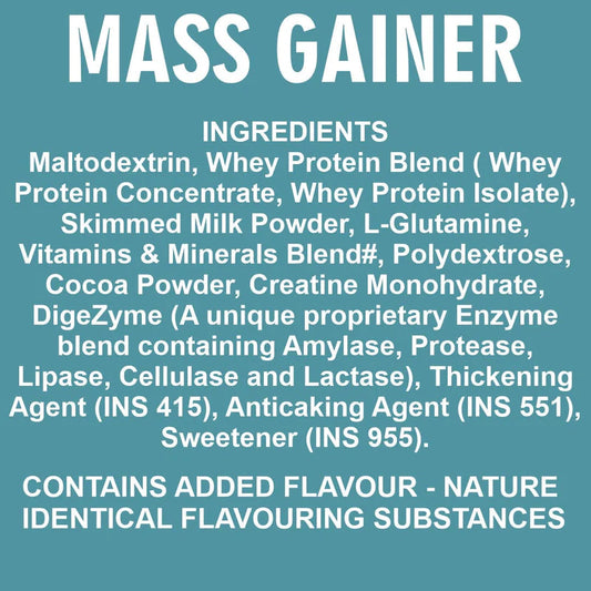 Ripped Up Nutrition Mass Gainer 2.7kgs