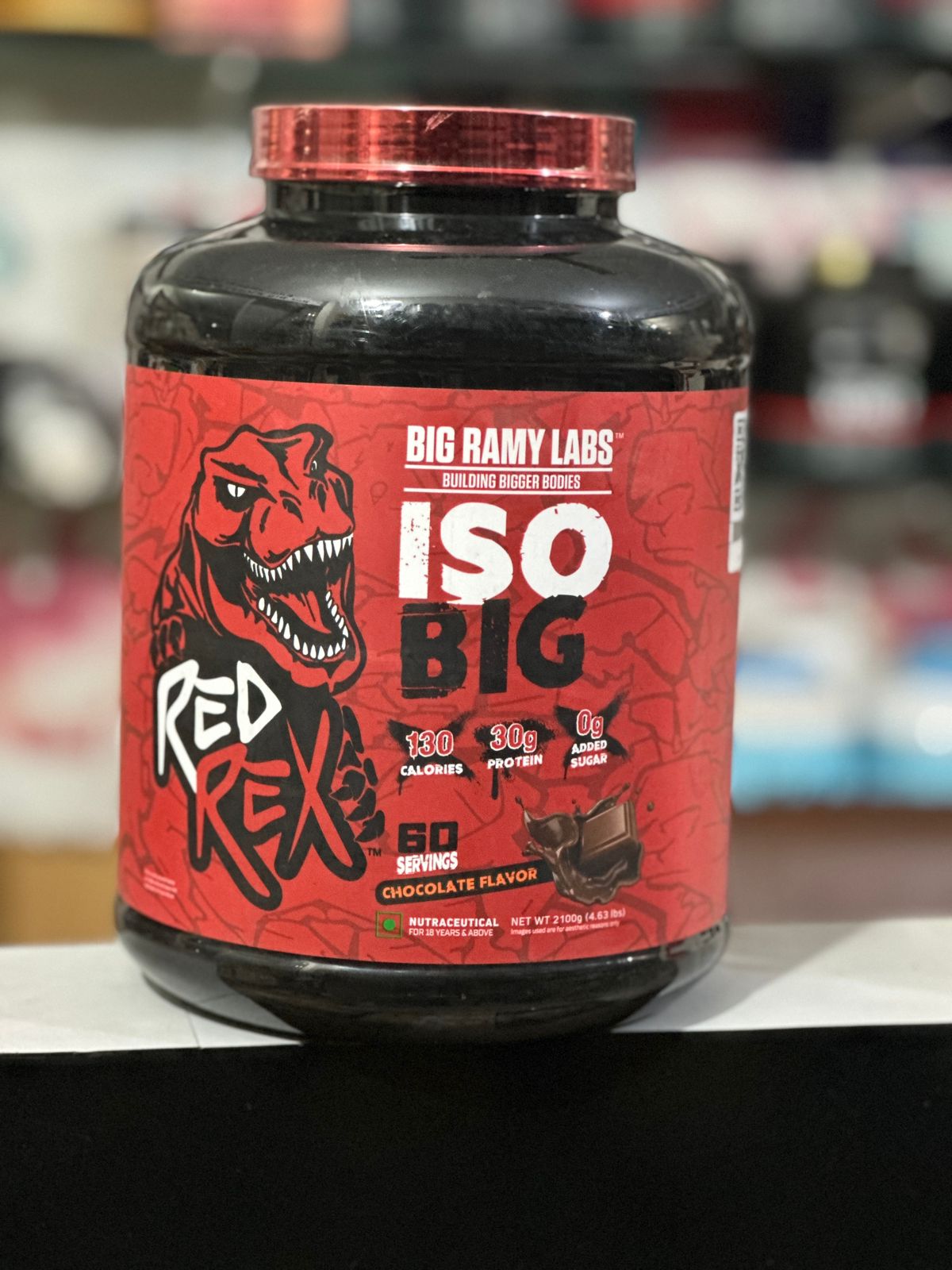 Big Ramy Labs Red-Rex ISO Big Whey (4.5lbs) | 60 Servings (Free Delivery)