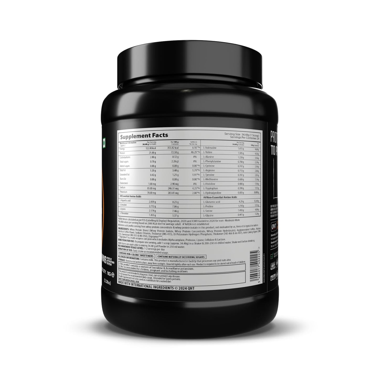 QNT Prime Whey 1 kg (Free Delivery)