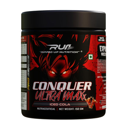 Ripped Up Nutrition Conquer Ultra Max pre 150 gms (15  servings) (Free Delivery) (Cash on Delivery available)