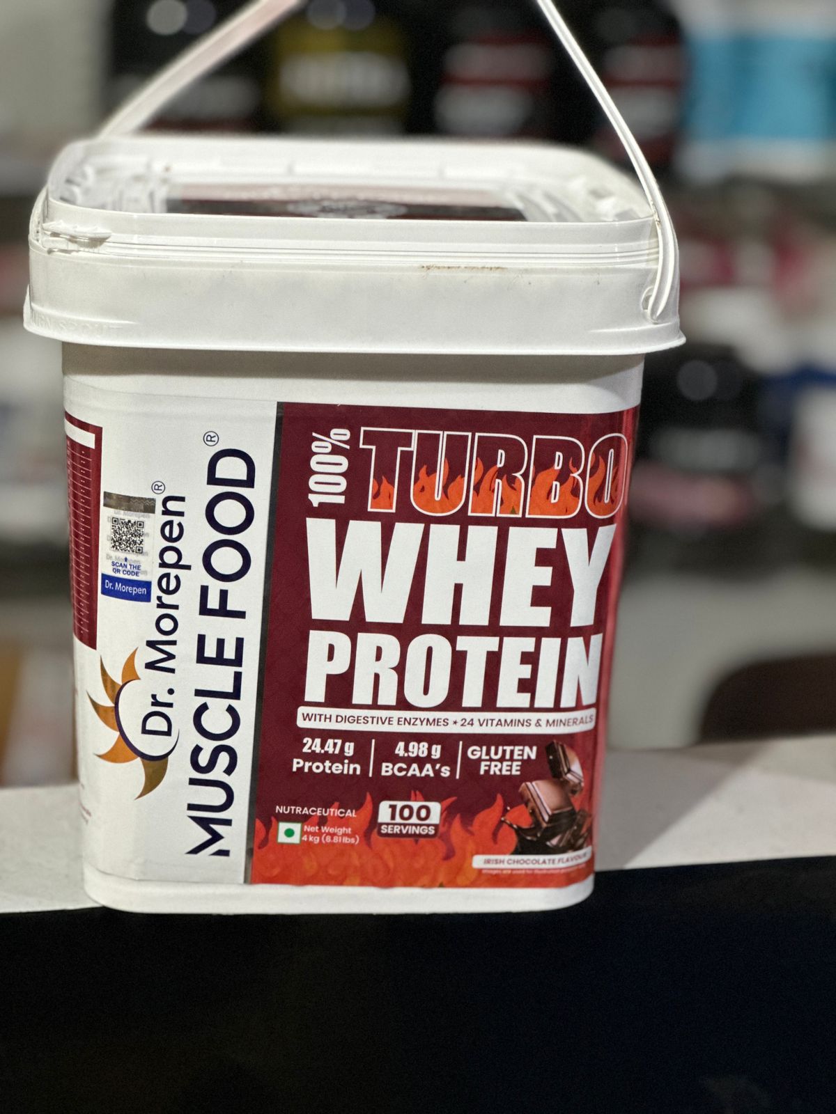 Dr. Morepen Turbo Whey 4 kg Bucket (FREE DELIVERY) (CASH ON DELIVERY AVAILABLE)