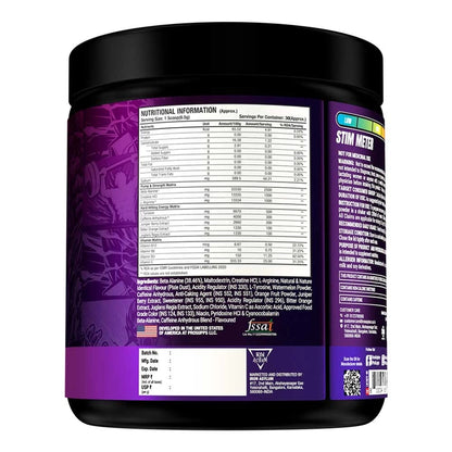 PRO SUPPS Prosupps Hyde Xtreme Pre Workout 195Gm | 30 Servings (Free Delivery) (Cash on Delivery available)