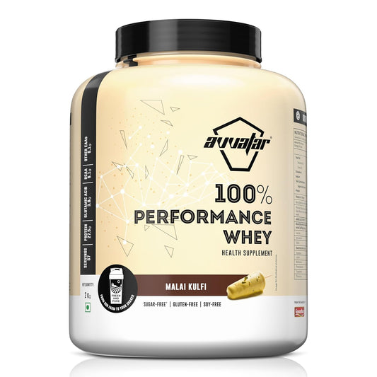 Avvatar 100% Performance Whey | 2 Kg | 27.5g protein|