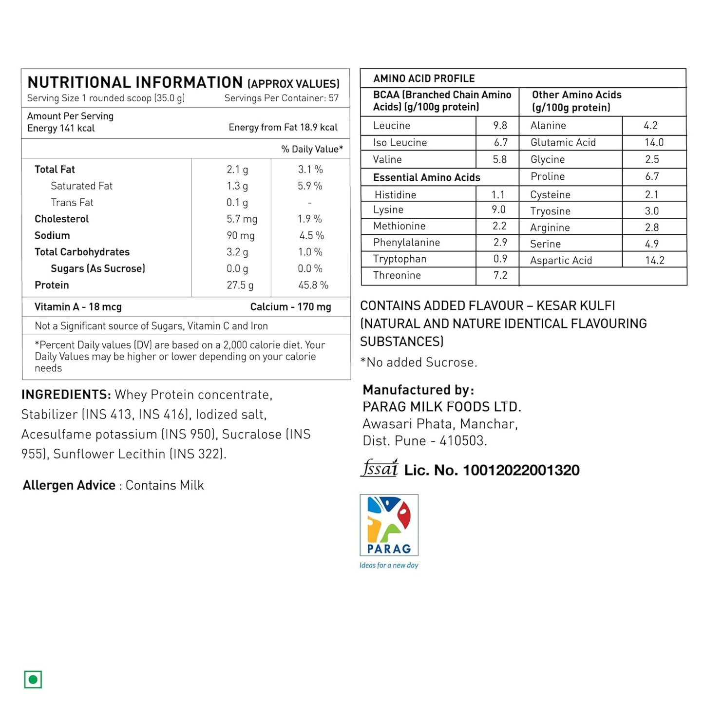 Avvatar 100% Performance Whey | 2 Kg | 27.5g protein|
