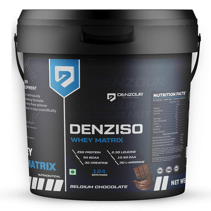 Denzour Denziso Whey Matrix 4 kg | 124 Servings (Free Delivery) (Cash on Delivery available)