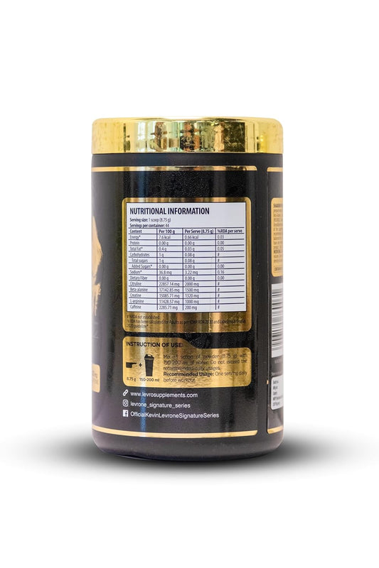 Kevin Levrone Shaaboom Pump Pre-Workout Supplement | 6000mg Citrulline, 3000mg Beta-Alanine, 400mg Caffeine | Intense Muscle Pump & Energy | 385g
