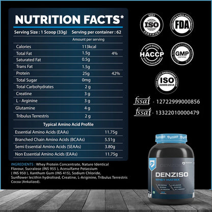 DENZOUR DENZISO WHEY MATRIX 2KG (Free Delivery) (Cash on Delivery available)