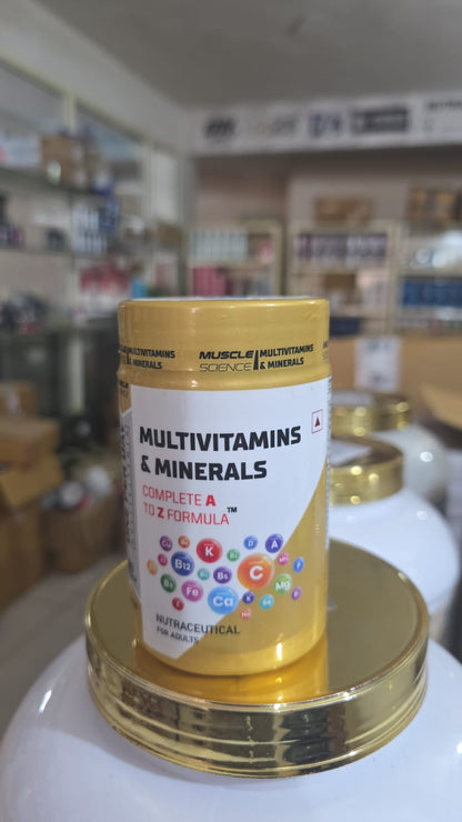 Muscle Science Multi-Vitamins 60 Tablets (Free Delivery)