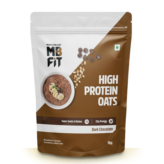 Muscle Blaze High Protein Chocolate Oats - 1kg