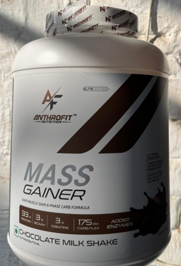 Anthrofit Nutrition Mass Gainer 3 kg (Free Delivery) (Cash on Delivery available)