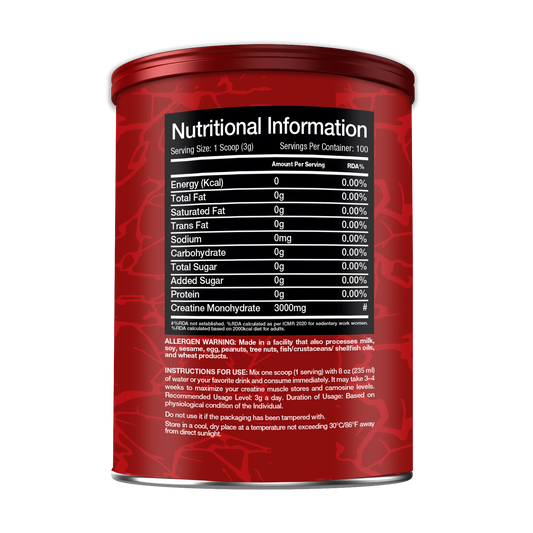 Big Ramy Labs RedRex Creatine 3000mg 300g (100 Servings)