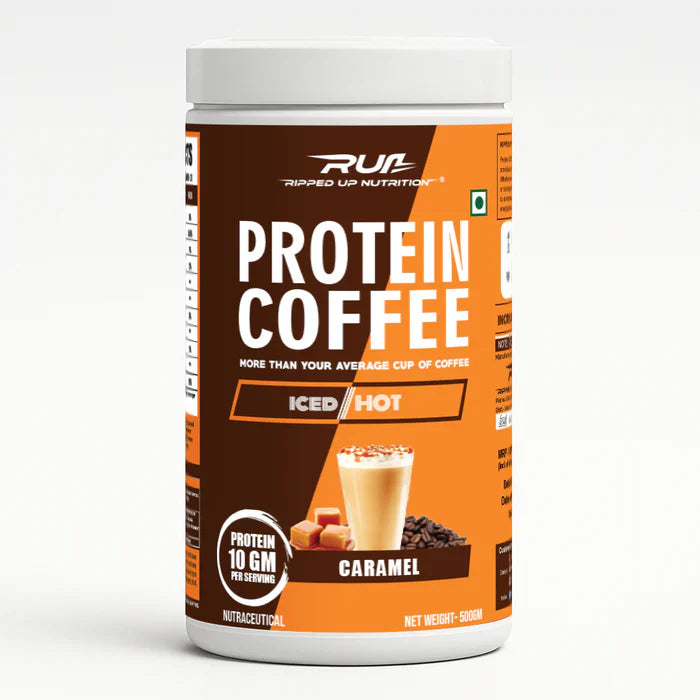 Ripped Up Nutrition Protein Coffee (500g) | 10g Protein per serve | Real Coffee With Added Whey | Caffeine (Free Delivery) (Cash on Delivery available)
