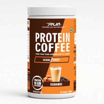 Ripped Up Nutrition Protein Coffee (500g) | 10g Protein per serve | Real Coffee With Added Whey | Caffeine (Free Delivery) (Cash on Delivery available)