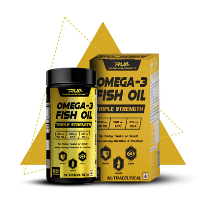 Ripped Up Nutrition Triple Strength Fish Oil Capsules 60 Capsules (Free Delivery) (Cash on Delivery available)