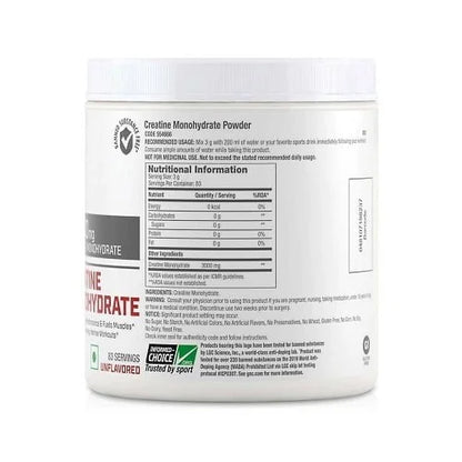 GNC Pro Performance Creatine Monohydrate - 3000mg Creatine Per Scoop | Unflavored | 250gm (Free Delivery) (Cash on Delivery available)