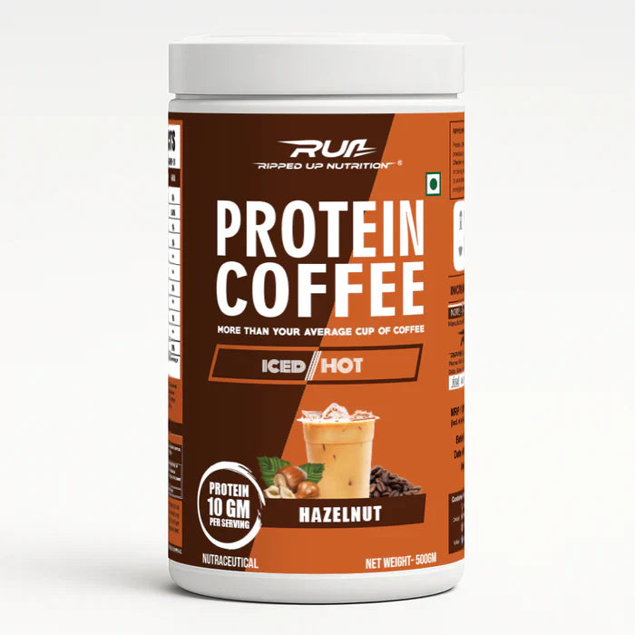 Ripped Up Nutrition Protein Coffee (500g) | 10g Protein per serve | Real Coffee With Added Whey | Caffeine (Free Delivery) (Cash on Delivery available)