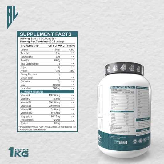 BIOXIFINITY Labz Isolate Whey Protein 2kg