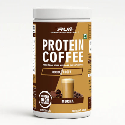 Ripped Up Nutrition Protein Coffee (500g) | 10g Protein per serve | Real Coffee With Added Whey | Caffeine (Free Delivery) (Cash on Delivery available)