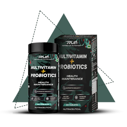 Ripped Up Nutrition - Multivitamin with Probiotics-For Men and Women | Safe and Trusted |