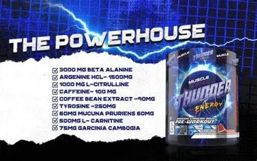 Muscle Science Thunder Energy pre workout (Free Delivery) (Cash on Delivery available)