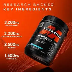 MUSCLETECH VAPOR X5 pre workout (Free Delivery)