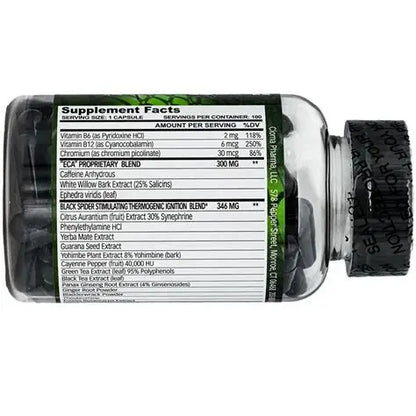 Black Spider Fat Burner | 100 capsules (Free Delivery) (Cash on Delivery available)