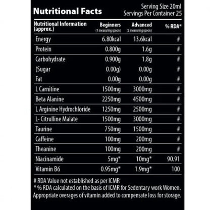 QNT CarniPump 500 ml (25 servings) (Free Delivery) (Cash on Delivery available)